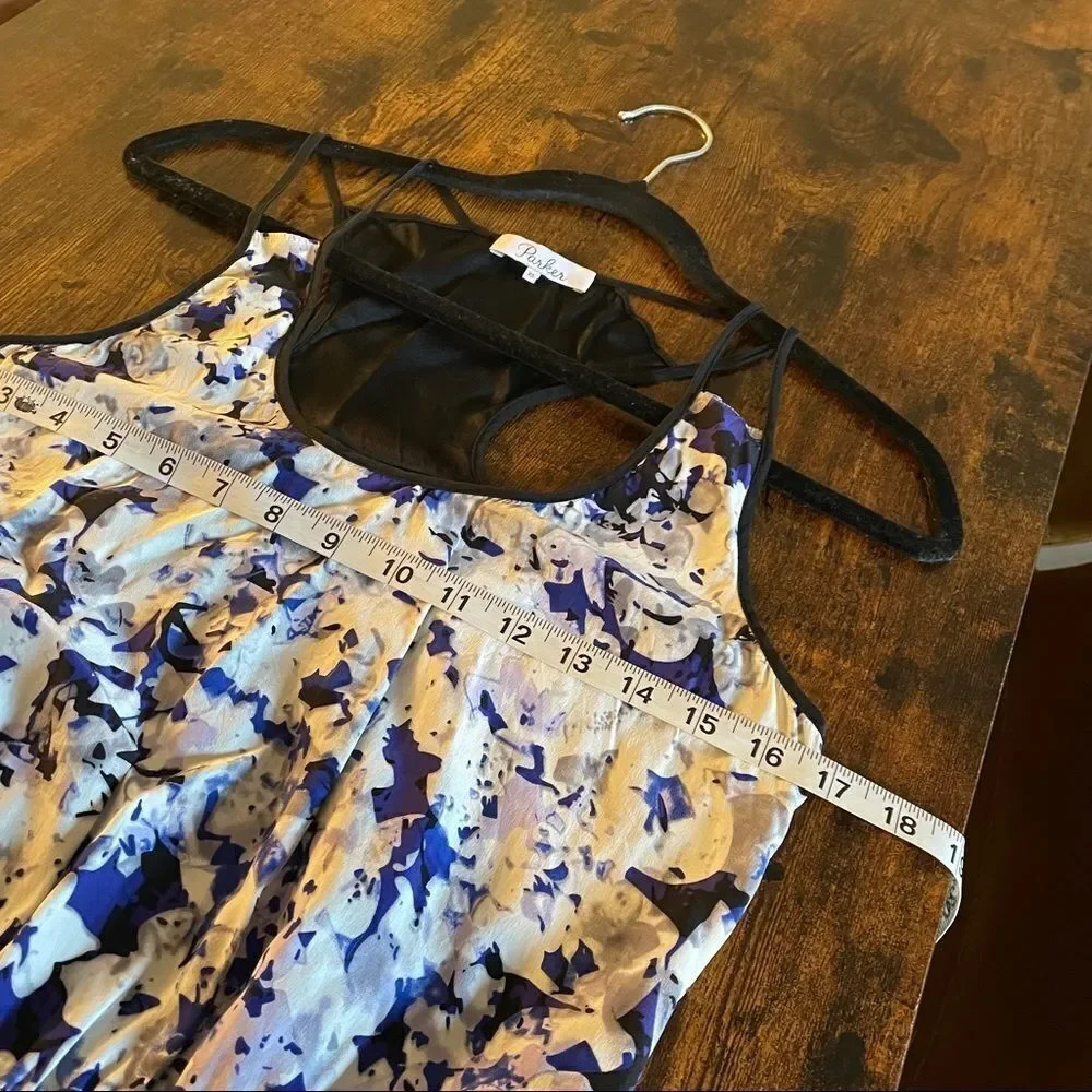 parker floral print slip dress - Picture 11 of 12